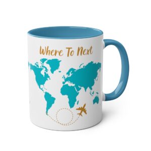 Two-Tone Coffee Mugs, 11oz